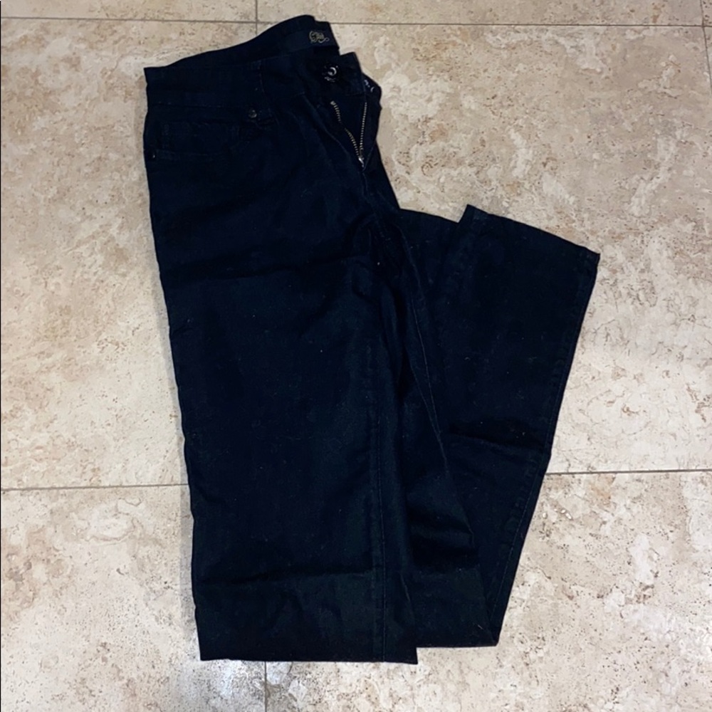Black skinny jeans, size 7
